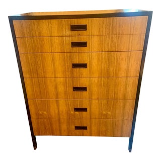 1960s Bleached Rosewood & Ebonized Mahogany Dresser by Harvey Probber For Sale
