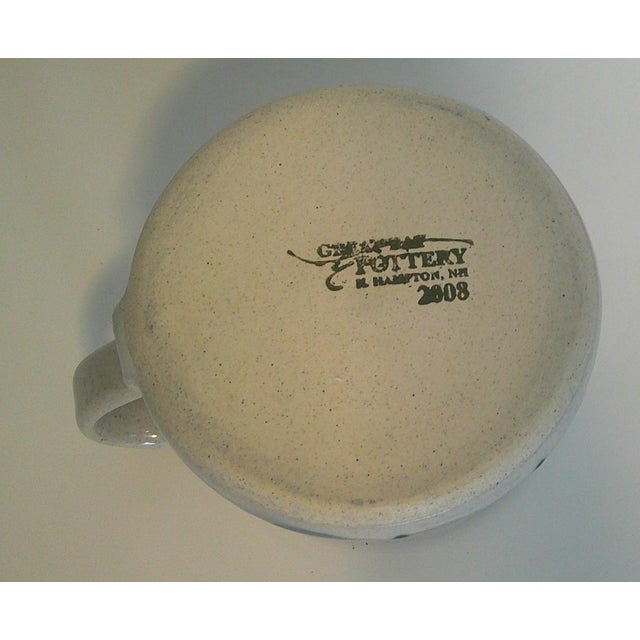 Ceramic Great Bay Pottery N Hampton, Nh Lighthouse Mug Hand Made Stoneware Model 2808 For Sale - Image 7 of 9