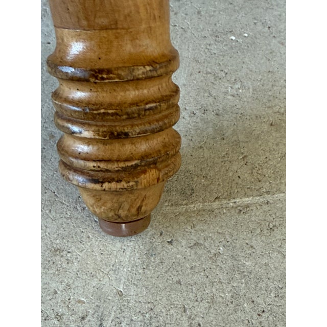 Yellow Early 21st Century Schumacher Faux Bamboo Upholstered Bench For Sale - Image 8 of 12