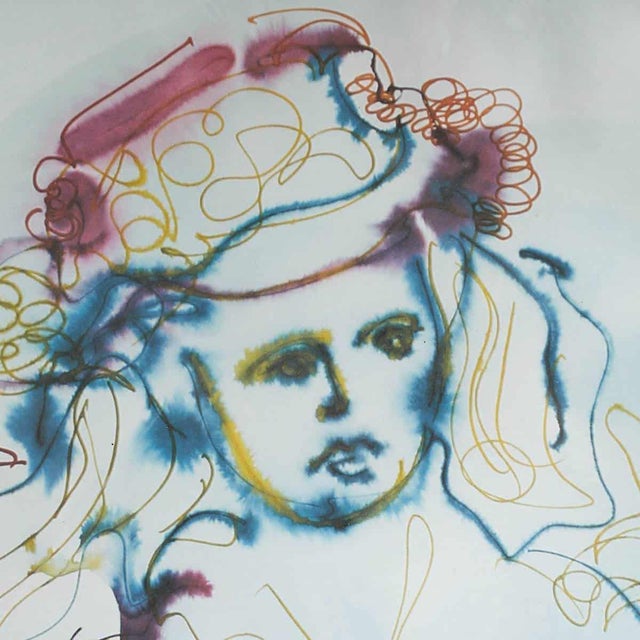Celati, Figure, 1980s, Artwork on Paper For Sale - Image 3 of 5