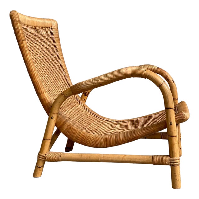 Rattan Bamboo Armchair from Arco, Germany, 1960s For Sale
