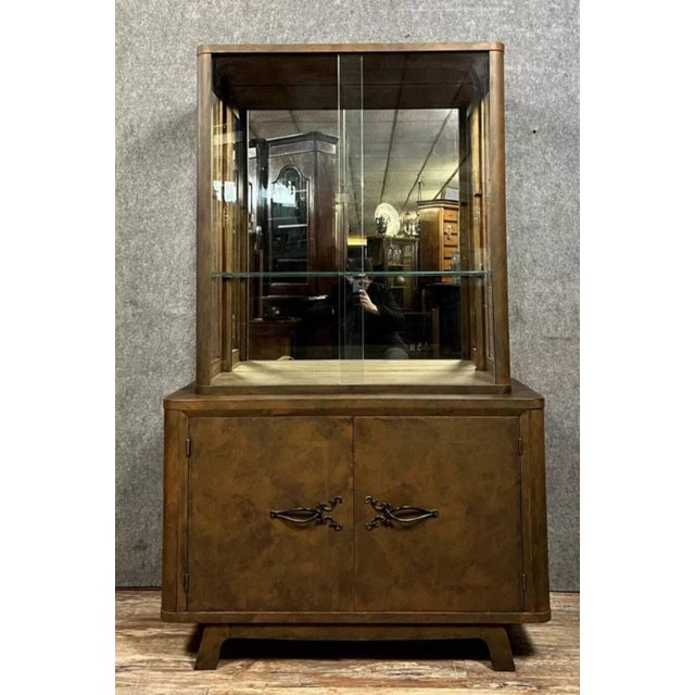 Art Deco Bookcase in Lacquered Wood, 1930s For Sale - Image 4 of 6