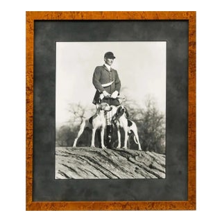 Elias Chadwell Huntsman- Millbrook Hounds 1934 Framed Photo For Sale