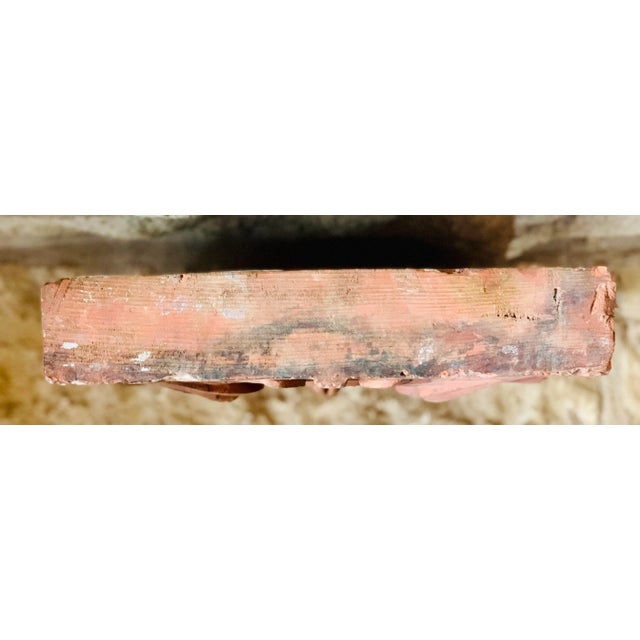 Late 19th Century Victorian English Architectural Terracotta Molded Ornamental Building Brick, Tile For Sale - Image 10 of 12