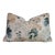 Lee Jofa Althea Cotton Chintz 14x20" Lumbar Pillow in Citron With Cord - Single For Sale