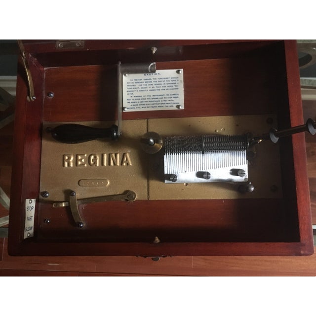 Antique Early 1900’s Regina Music Box For Sale - Image 4 of 12