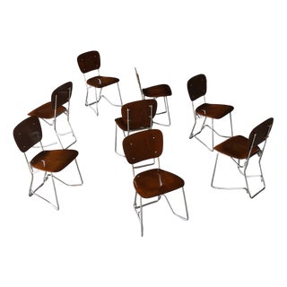 Vintage Aluflex Folding Chair by Armin Wirth, Switzerland, 1950s For Sale