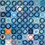 484 Circles v.2 - Large Abstract Original Contemporary Blue Geometric Acrylic and Oil Pastel Painting For Sale In Los Angeles - Image 6 of 9