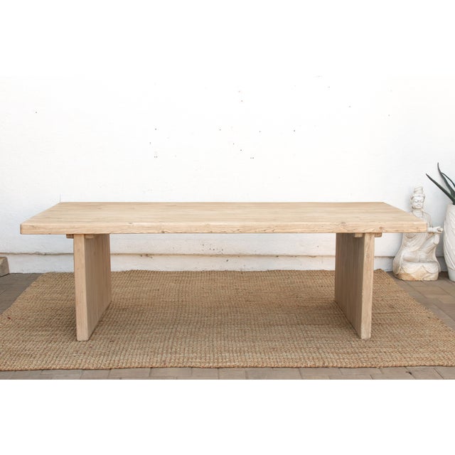 The Nimes, Reclaimed Wood 96" Dining Table For Sale - Image 14 of 15