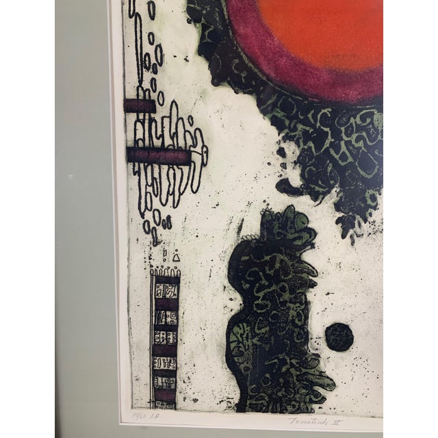 Mid 20th Century Marta Palau Mid-Century Print Titled "Tonatiuh" For Sale - Image 5 of 12