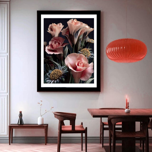 Immerse yourself in the delicate beauty of "PINK ELEGANCE," a stunning fine art photograph that captures the vibrant...