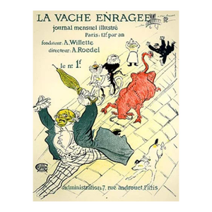 Toulouse Lautrec Lithograph 26 La Vache Enragee