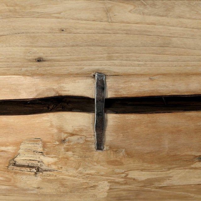 Vintage Console Table - Log - Weathered Natural Wood For Sale - Image 11 of 11