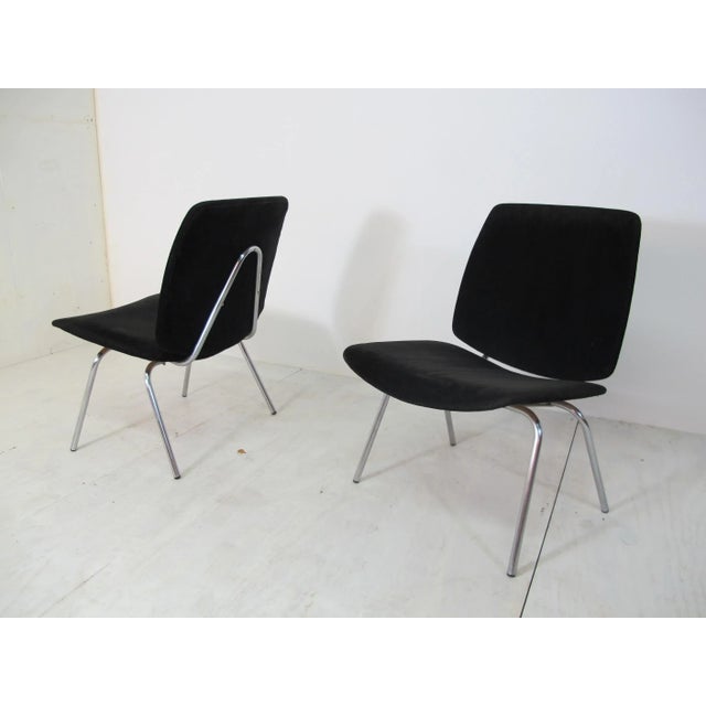 Black Set of Side Chairs by Kho Liang Ie & Wim Crouwel for CAR Katwijk, 1950s For Sale - Image 8 of 9