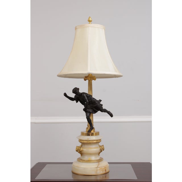 Age: C.1900-1910 Details: Rewired At One Time High Quality Construction French Empire Classical Bronze Figures 2...