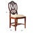 This fine quality Tall Sweet Heart Side Chair from Niagara Furniture has an elegant and stylish back featuring Drape...