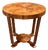 Art Deco Poplar Round Coffee Table, 1930s For Sale