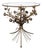 Brass and Glass Coffee Table in the style of Hans Kogl For Sale