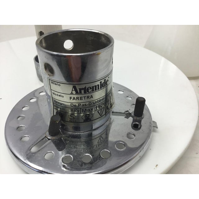 Glass Faretra 48′ Ceiling Light by by d'Urbino and Lomazzi for Artemide, Italy 1992 For Sale - Image 7 of 8