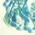 The Blue Green Dress 2 - Abstract Flowy Minimalist Figurative Ink Painting on Paper by Bettina Mauel For Sale - Image 4 of 6