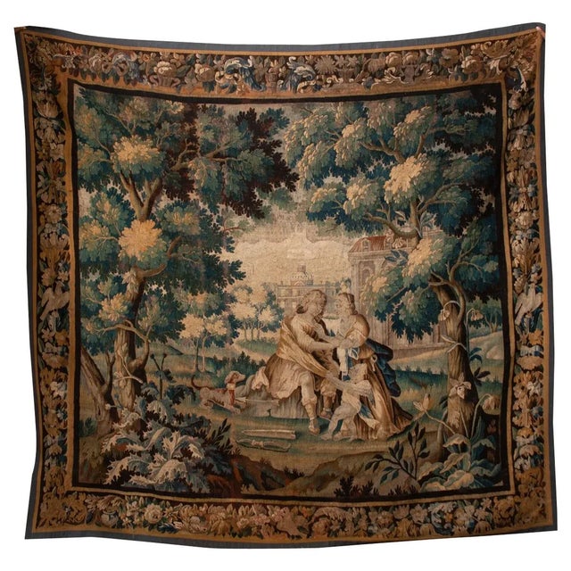 French 16th Century Aubusson Tapestry For Sale - Image 12 of 12