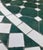 40" Handcrafted Hunter Green and White Moroccan Mosaic Table For Sale In Orlando - Image 6 of 7