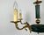 Vintage Empire Bronze Green Gold Chandelier with 5 Arms For Sale - Image 5 of 11