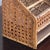 Wood Vintage Mid-20th Century Wood & Cane Desk Organizer For Sale - Image 7 of 12