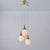 1960s Opaline Glass and Brass Chandelier Attributed to Mauri Almari for Idman For Sale - Image 9 of 13