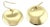 Mid 20th Century Pair of Tiffany & Co. Peretti 18k Yellow Gold Dangle Round Earrings For Sale