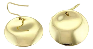 Mid 20th Century Pair of Tiffany & Co. Peretti 18k Yellow Gold Dangle Round Earrings