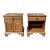 1970s Ethan Allen Heirloom Maple Bedside Tables Nightstands, a Pair For Sale