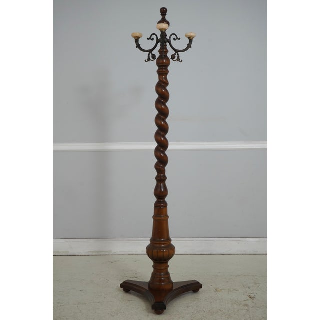 Age: Approx: 20 Years Old Details: Carved Details High Quality Construction Nice Barley Twist Shaft Solid Brass Hardware...