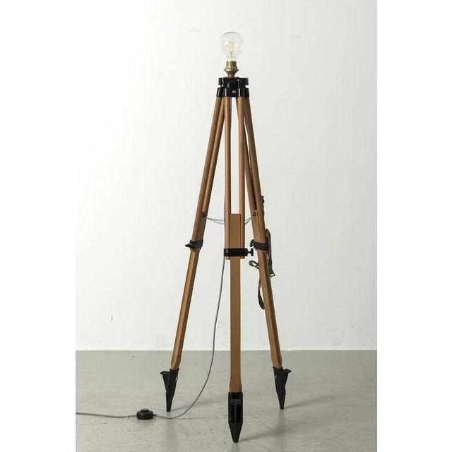Vintage Industrial Floor Lamp For Sale - Image 11 of 11