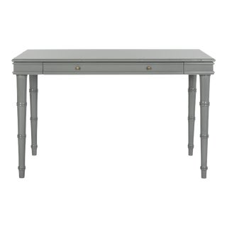 Modern Coastal Writing Desk in Grey For Sale