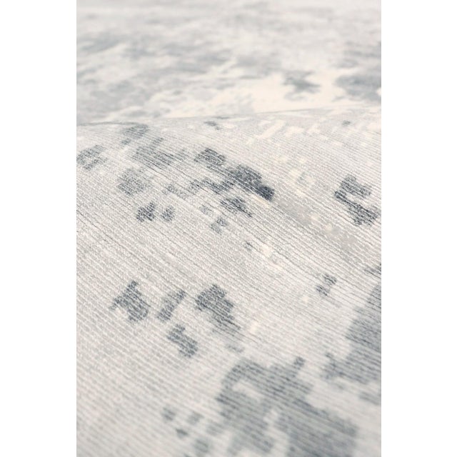 Traditional Pasargad Home Mirage Grey Area Rug- 7' 9" X 9' 9" For Sale - Image 3 of 5
