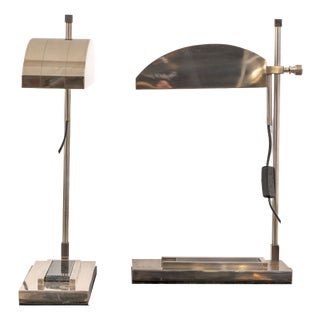 Vintage Bauhaus Table Lamps by Marcel Breuer, Set of 2 For Sale