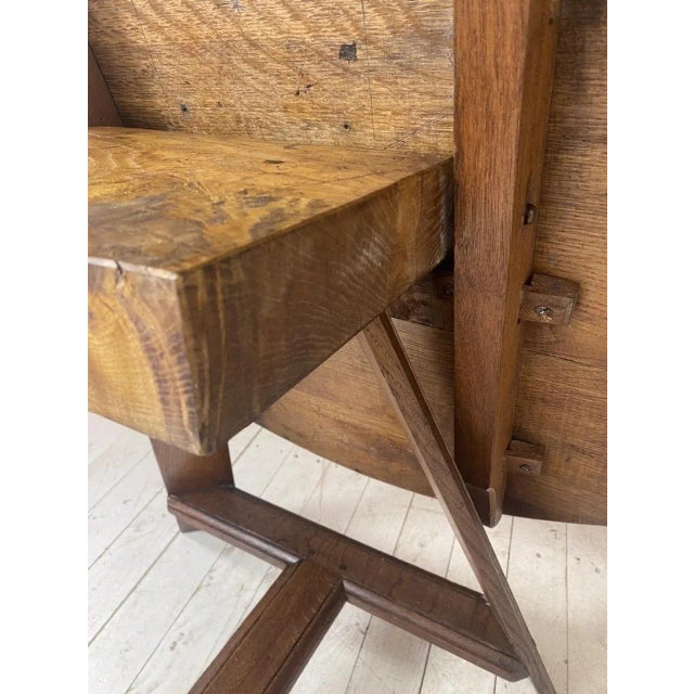 Dutch Oak Tilt Top Table, 19th Century For Sale - Image 9 of 18