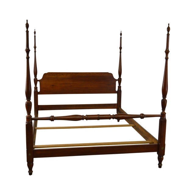 Pennsylvania House Solid Cherry Queen Size Poster Bed Chairish