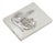 Rectangular Matte Silver Cigarette Case For Sale