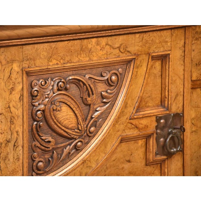 Carved Pollard Oak Sideboard For Sale - Image 12 of 18