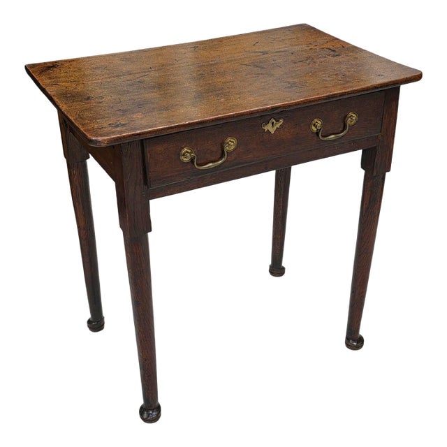 Antique 18th Century Oak Lowboy For Sale