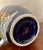 Blue Cobalt Blue Japanese Hand Painted Kutani Porcelain Vase With Crane, Flower and Turtle Design For Sale - Image 8 of 9