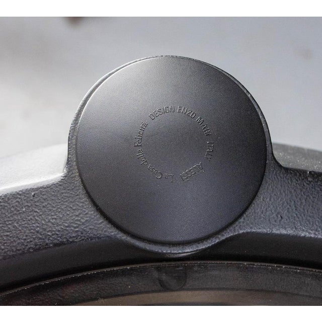 Italian Smoked Glass & Metal Serving Trolley attributed to Enzo Mari for Alessi, 1980 For Sale - Image 14 of 15