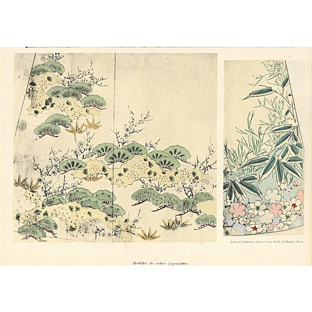 This 1920 decorative lithograph is from an unbound album entitled "Decorations Japonaises et Chinoises et de Gout Chinois,...