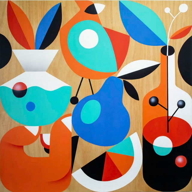 Rubén Sánchez, Mediterranean Sunset II, 2023, Acrylic Painting on Panel For Sale - Image 10 of 10