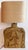 Mid 20th Century Mid 20th Century Studio Abstract Sculptural Male/Female Table Lamp, Vintage Shade For Sale - Image 5 of 10