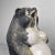 Ceramic Female Tanuki with Red Bow Shigaraki Pottery, 1960s For Sale - Image 7 of 14