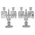 Gold Early 20th Century Napoleon III Candelabras from Baccarat, Set of 2 For Sale - Image 8 of 8
