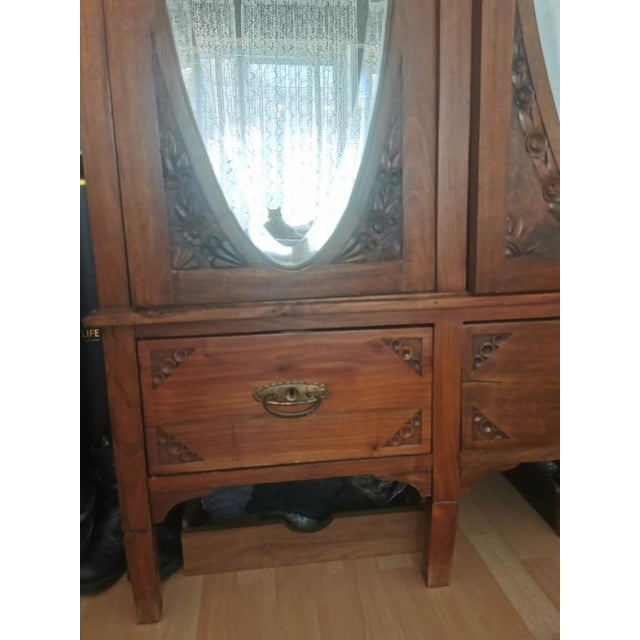 Vintage Wardrobe in Cherry, 1920s For Sale - Image 17 of 18